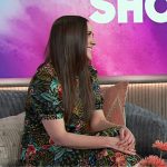 Kate’s floral print dress on The Kelly Clarkson Show