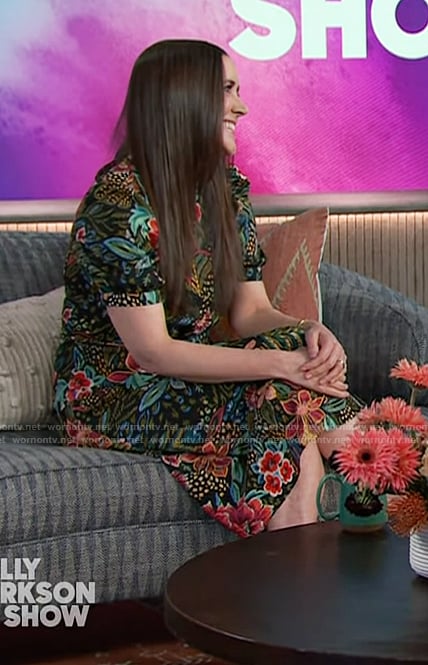 Kate’s floral print dress on The Kelly Clarkson Show