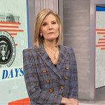 Kate’s plaid double breasted blazer on NBC News Daily