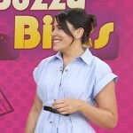 Katie Stilo’s blue button front dress on Today