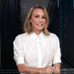 Keltie’s white short sleeve shirt on E! News