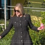 Khloe’s black tweed mini dress on The Kardashians