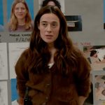 Kim’s brown fluffy cardigan on Chicago PD