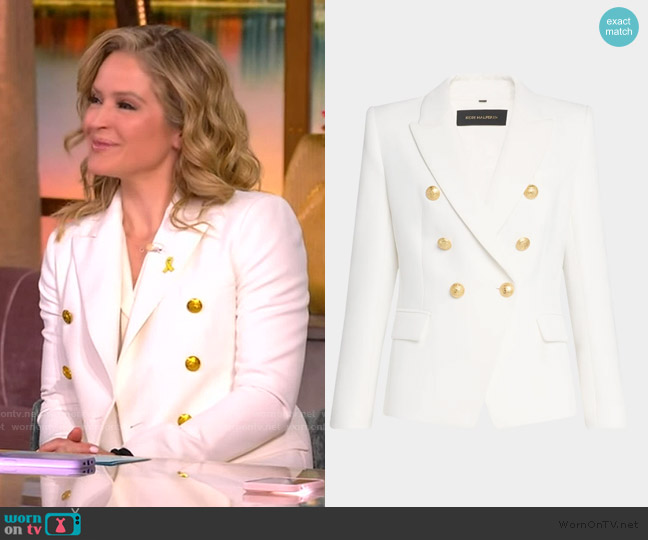 Kobi Halperin Jaxy Blazer worn by Sara Haines on The View