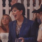 Kris’s denim blazer on The Kardashians