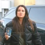 Kyle’s black down jacket on The Real Housewives of Beverly Hills