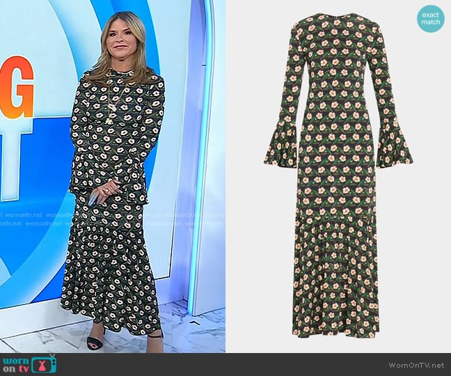 La DoubleJ Alba Dress worn by Jenna Bush Hager on Today