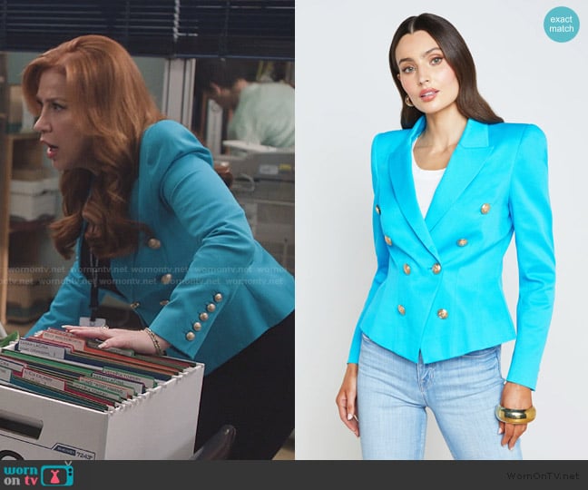 L'Agence Bethany Blazer worn by Melissa Schemmenti (Lisa Ann Walter) on Abbott Elementary
