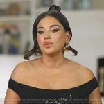 Leva’s black confessional bodysuit on Southern Charm