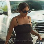 Leva’s black smocked top on Southern Charm