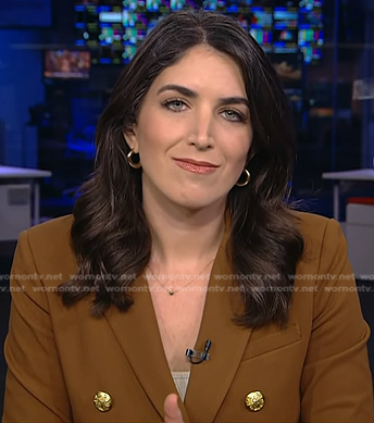 Liz’s brown blazer on Today