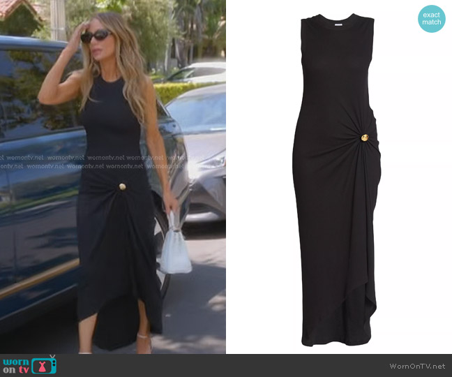 Loewe Pebble Stretch-Cotton Midi-Dress worn by Dorit Kemsley on The Real Housewives of Beverly Hills