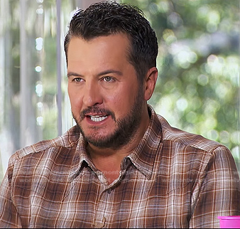 Luke’s brown plaid western shirt on American Idol