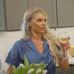 Madison’s blue lace top on Southern Charm