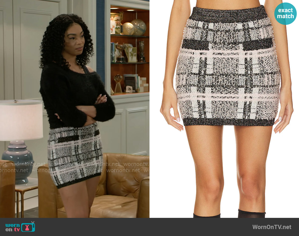 Majorelle Larsa Skirt worn by Chelsea Hamilton (RhonniRose Mantilla) on Beyond the Gates