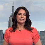 Maria’s pink ruched sleeve dress on Today