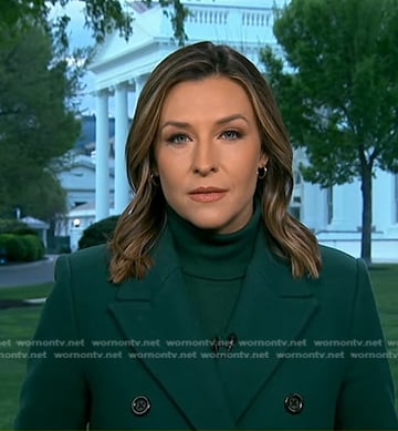 Mary’s green coat on Good Morning America