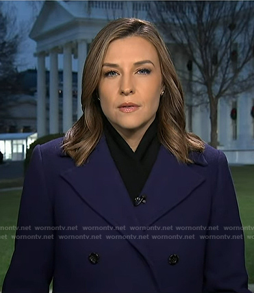 Mary’s purple coat on Good Morning America