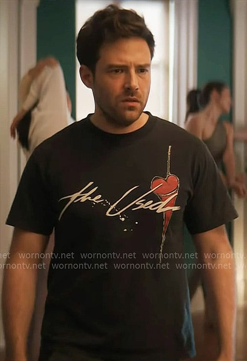 Brett’s The Used t-shirt on Grosse Pointe Garden Society