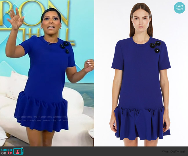 Max Mara Sable T-shirt dress worn by Tamron Hall on Tamron Hall Show