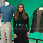 Melissa Garcia’s black turtleneck maxi dress on Today