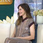 Michelle Monaghan’s sequin top and skirt on Today