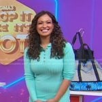 Milly’s mint green ribbed polo dress on Good Morning America