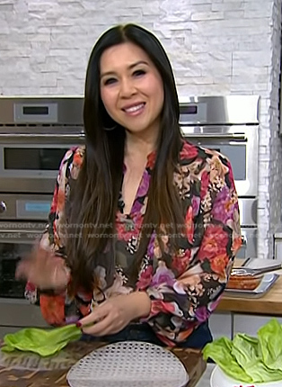 My Nguyen’s floral blouse on Today