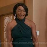 Athena’s navy halter jumpsuit on 9-1-1
