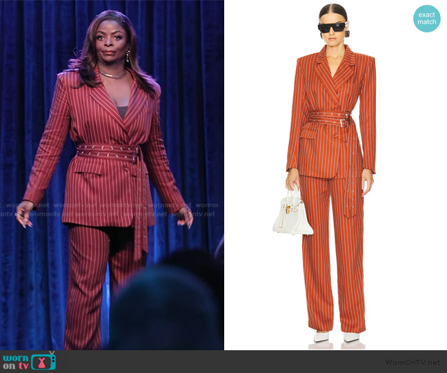 NONchalant Label Axel Blazer worn by Ava Coleman (Janelle James) on Abbott Elementary