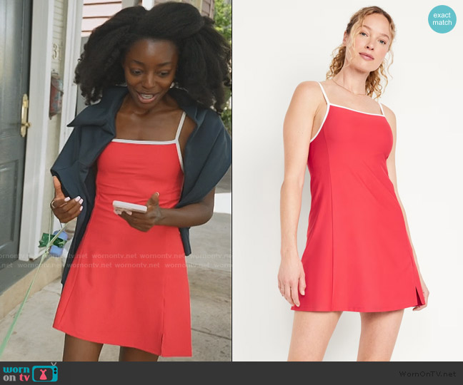 Old Navy PowerSoft Cami Athletic Dress worn by Venita Aspen on Southern Charm