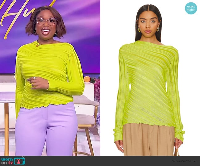 Osis Studio Cheryl Top worn by Jennifer Hudson on The Jennifer Hudson Show