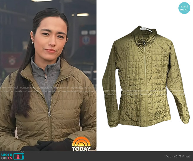 Patagonia 3-in-1 Snowbelle Jacket worn by Emilie Ikeda on Today