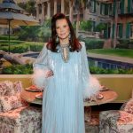 Patricia’s blue embellished reunion dress on Southern Charm