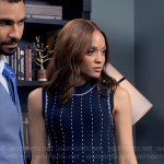 Penelope’s dashed stripe mini dress on Tyler Perrys Sistas