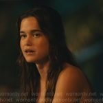 Piper’s blue crochet top on The White Lotus
