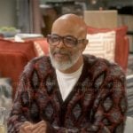 Poppa’s diamond print cardigan on Poppas House