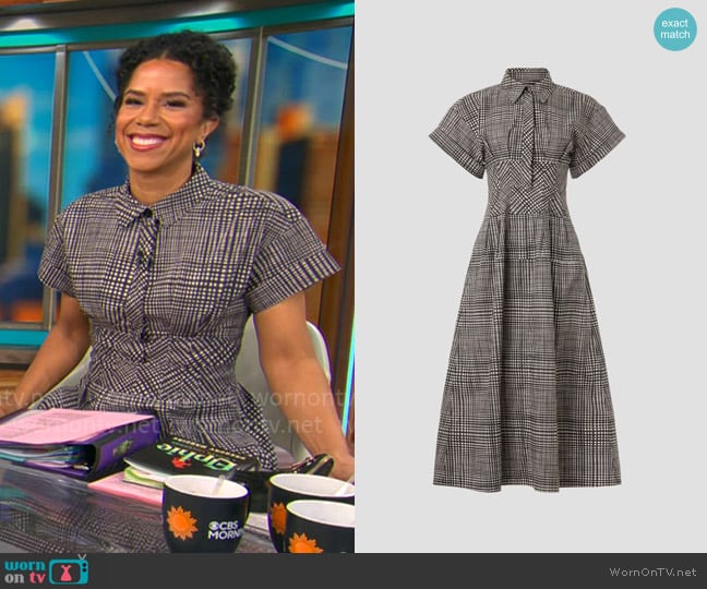 Proenza Schouler White Label Balston Dress worn by Adriana Diaz on CBS Mornings