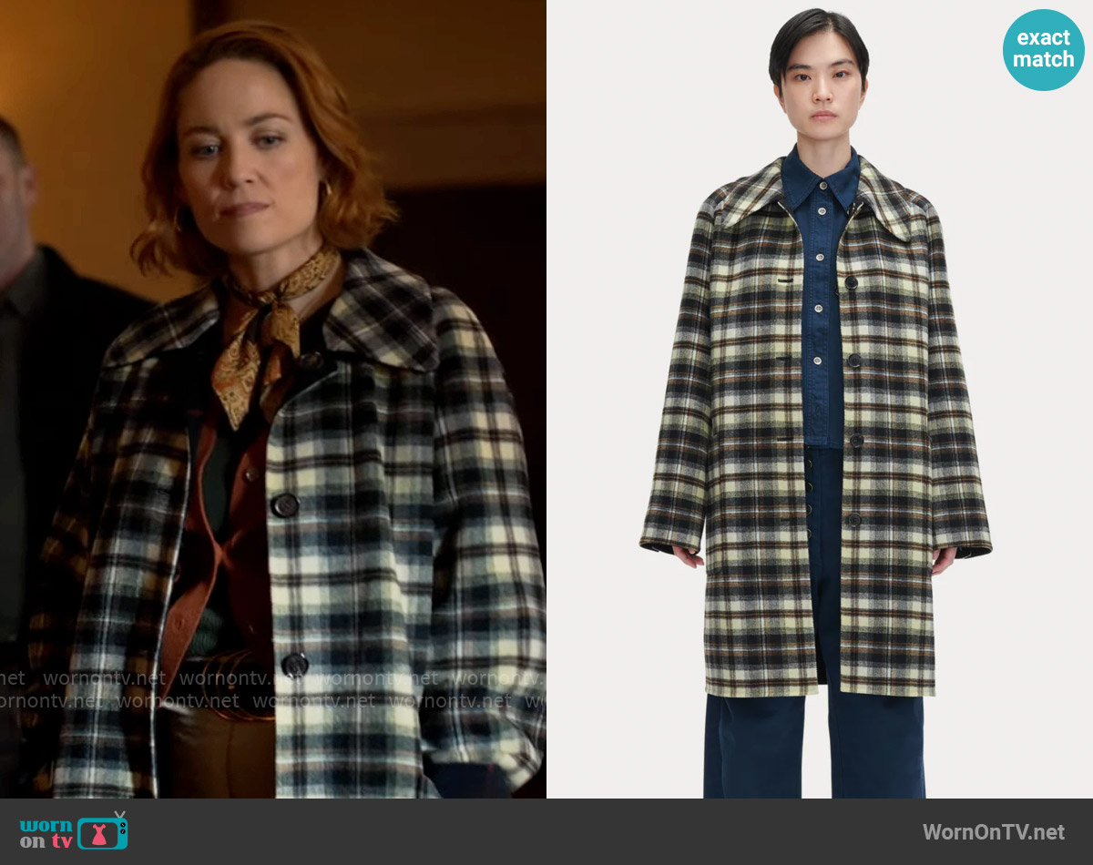 Rachel Comey Albie Coat worn by Angie Polaski (Erika Christensen) on Will Trent