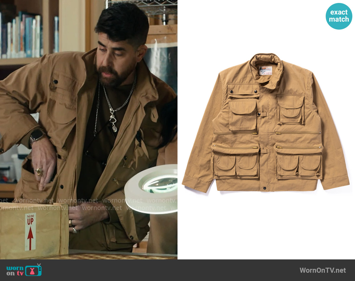 The Real McCoys Photographer Utility Jacket worn by Harry Keshegian (Adam Goldberg) on The Equalizer