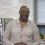 Richard Ingraham’s grey crochet shirt on Today