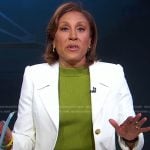 Robin’s white blazer on Good Morning America