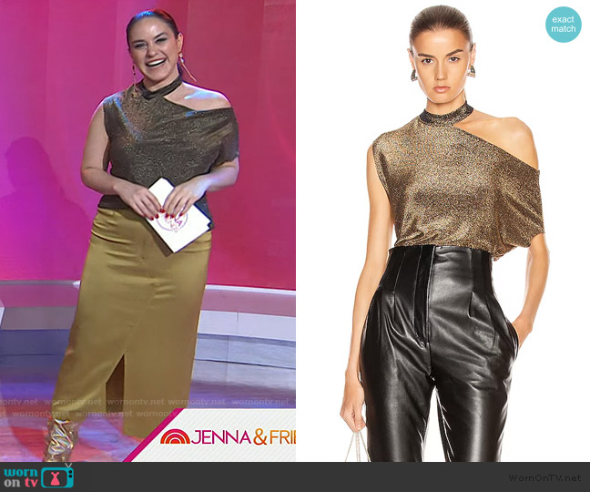 RtA Axel Top worn by Donna Farizan on Today