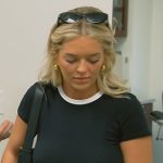 Salley’s black cropped ringer tee on Southern Charm