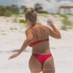 Salley’s red textured bikini on Southern Charm