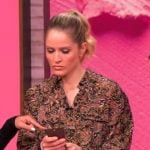 Sara’s floral print jumpsuit on The View