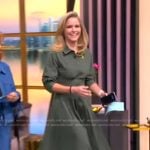 Sara’s green shirtdress on The View