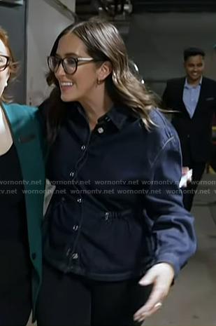Savannah’s drawstring waist denim jacket on Today