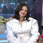 Selena Gomez’s white corset dress on Today