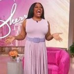 Sherri’s lavender pleated dress on Sherri